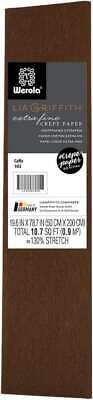 Extra Fine Crepe Paper 19.6"X78.7" Cafe Lia Griffith LG11017 - фотография #2