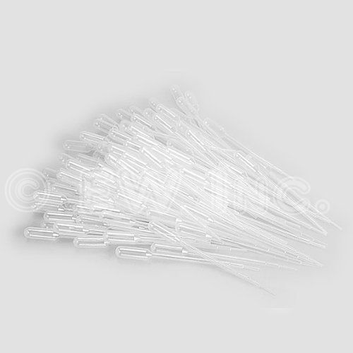 100 3ml Durable Dropper Transfer Graduated Pipettes Disposable Plastic USA Sale Lakeshore Trade Does Not Apply