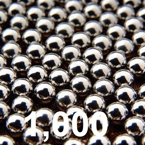 Lot of 1000 8MM Steel Ball For sling shot ammunition Ammo Slingshot 5/16" Unbranded Does Not Apply