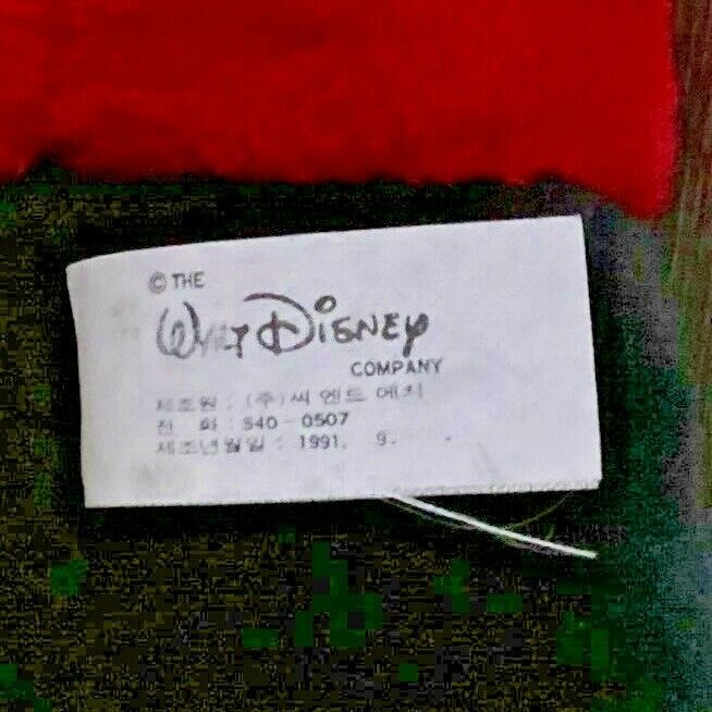 Vintage Pair 1991 40cm Minnie & Mickey Mouse Plush Toy Walt Disney Company Korea Walt Disney Company Does Not Apply - фотография #7