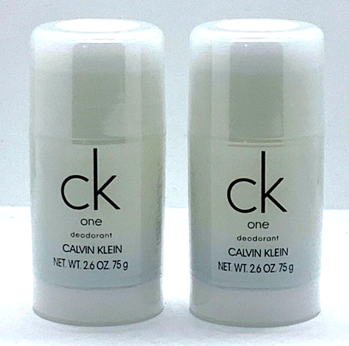 Lot of 2 Pc - CK One by CK Calvin Klein 2.6 oz Deodorant Stick For Men NEW Calvin Klein CK1