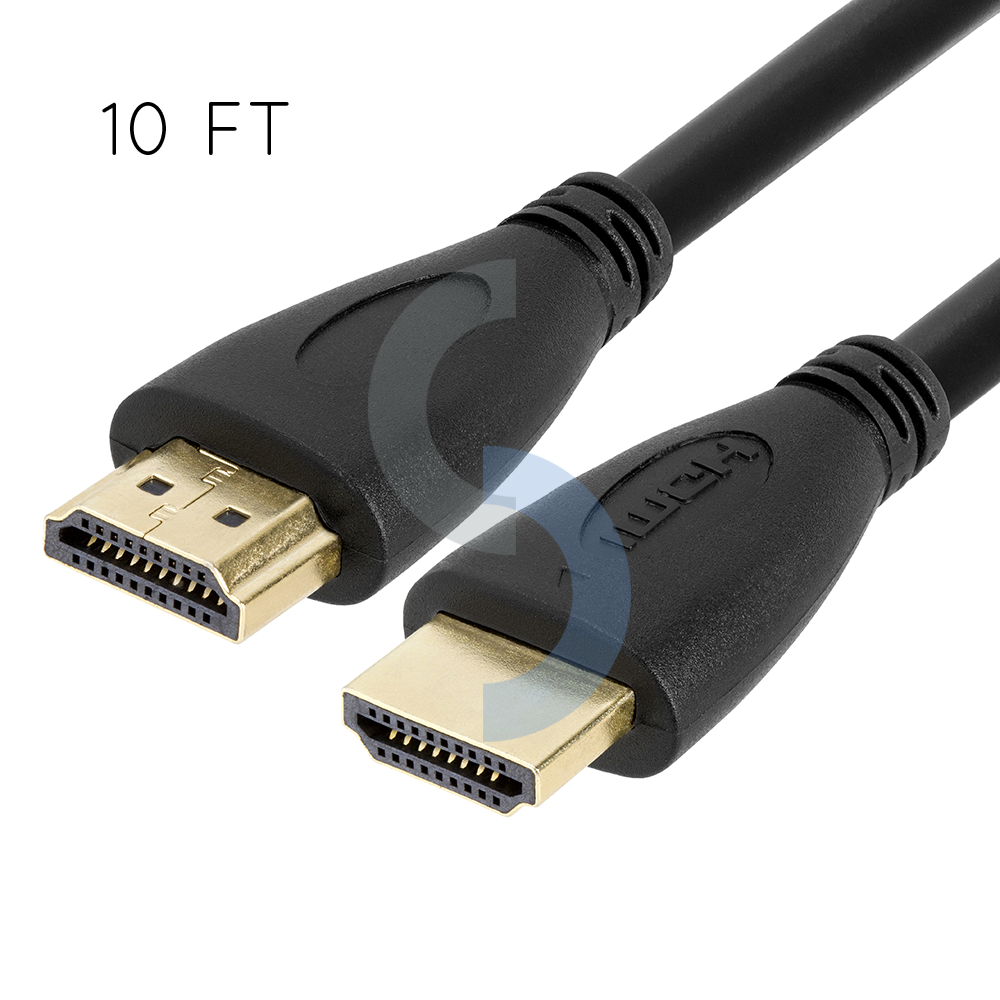 PREMIUM HDMI CABLE 10FT 1.4 1080P BLURAY 3D TV DVD PS3 XBOX LCD LED ETHERNET HD Cmple SELECT-606