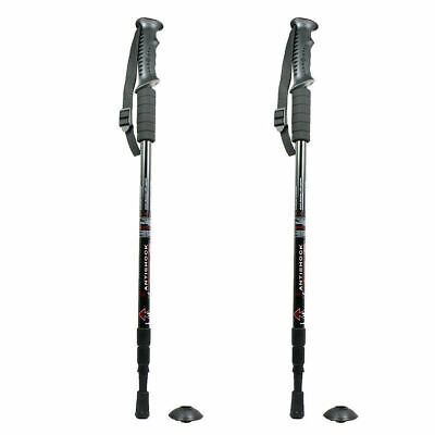 Pair of 2 Trekking Walking Hiking Sticks Anti-shock Adjustable Alpenstock Poles WestLake WL-HSB