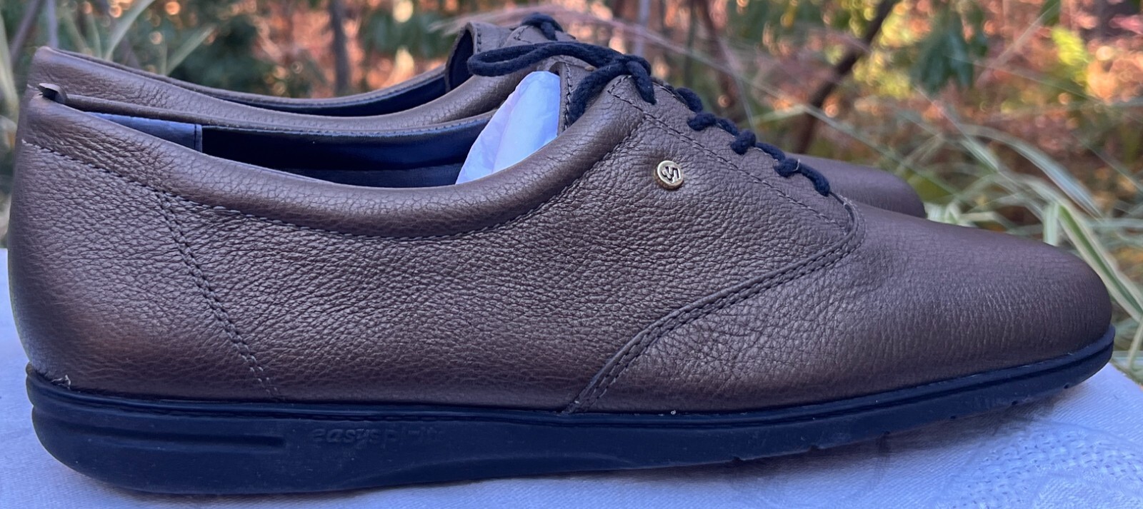 Easy Spirit NEW Motion Walking Shoe Old Gold Brown Leather 9 N Sneaker in Box Easy Spirit Easy Spirit Motion - фотография #7