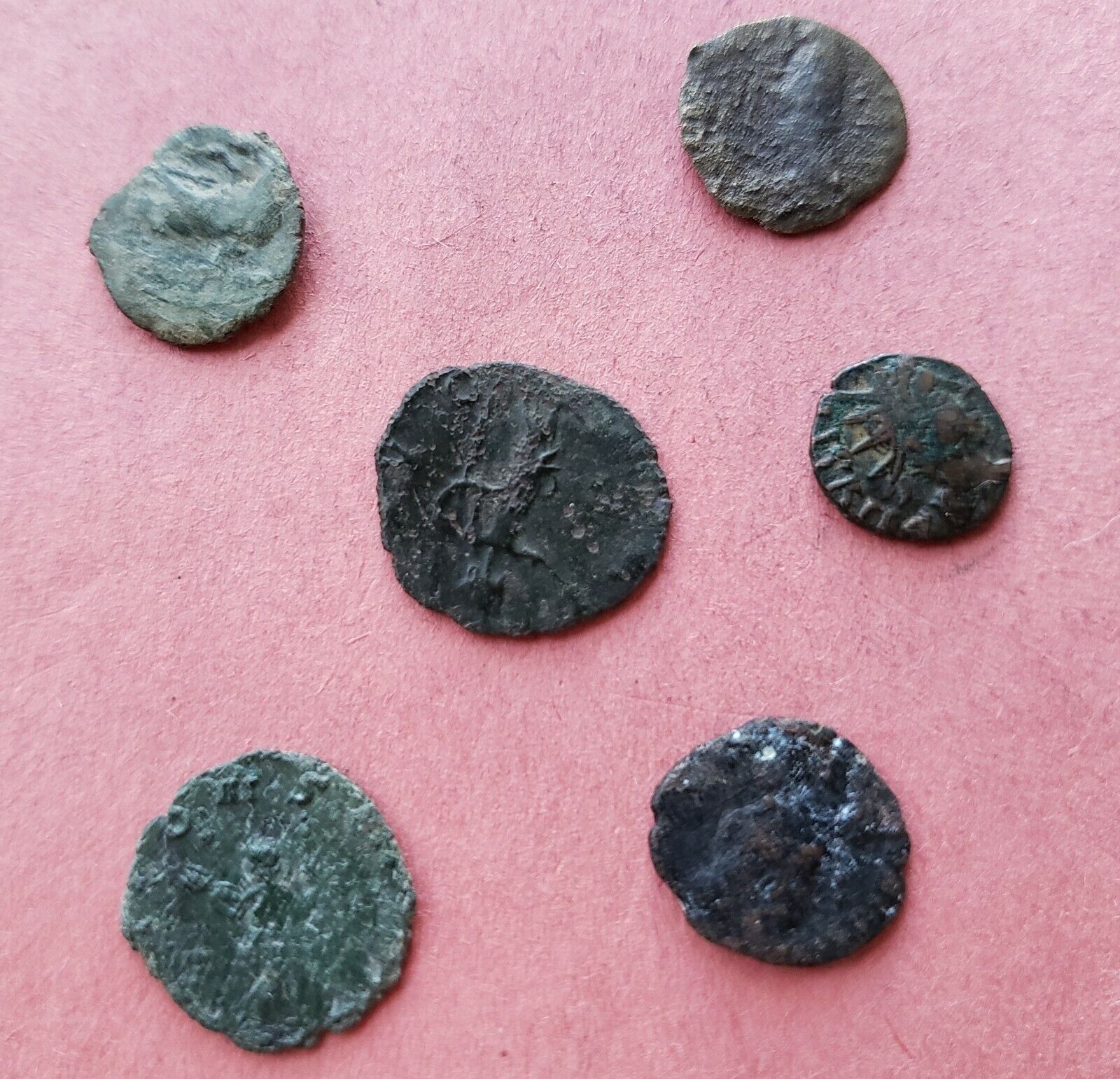 Set of 6 Ancient Roman Coins - assorted types Без бренда - фотография #2