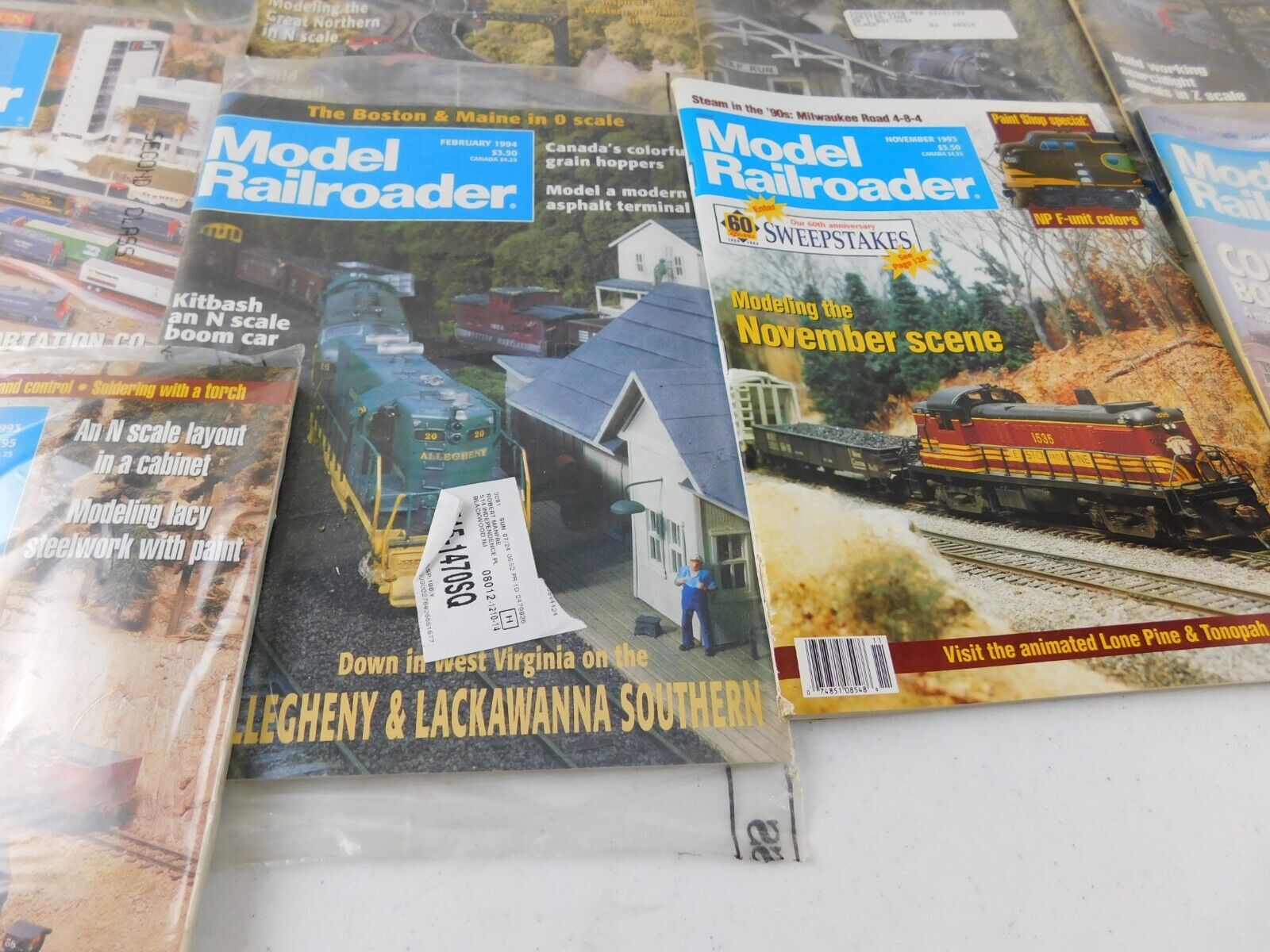 14 Vintage 1990's & 1984 MODEL RAILROADER Train Layout Magazines MINT Без бренда - фотография #9