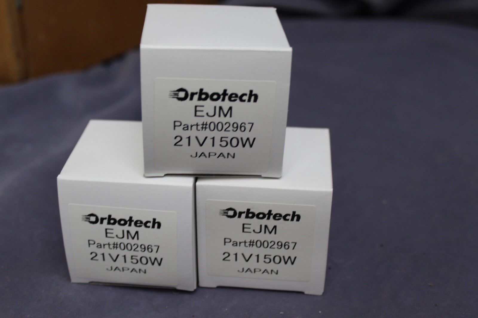 Bulbs - (3) EJM  bulbs 21V 150 Watt  Orbotech brand *NIB* Orbotech EJM
