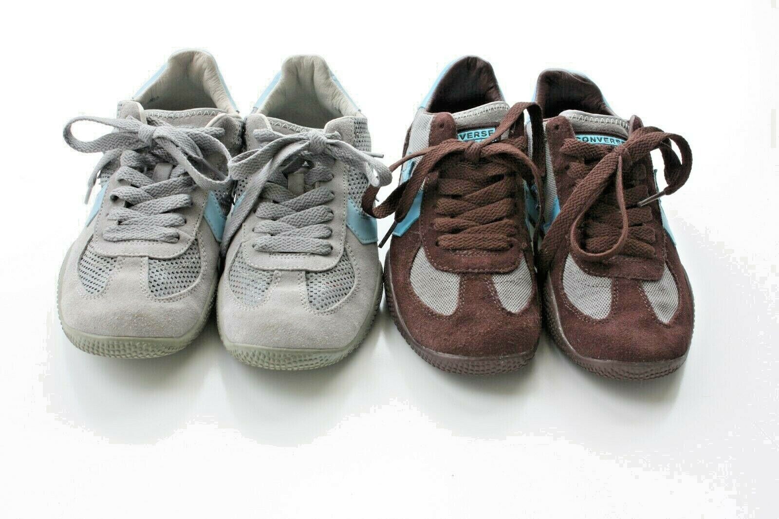 Converse All-Star suede Gray Brown Blue Unisex LOT OF 2 Summer shoes Converse ALLSTAR