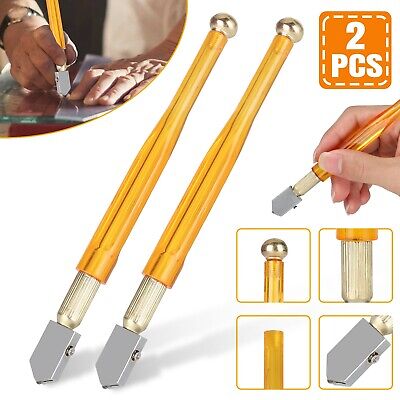 2Pcs Professional Glass Cutter Tungsten Carbide Tip Precision Tiles Cutting Tool TheSiliconValley Does Not Apply