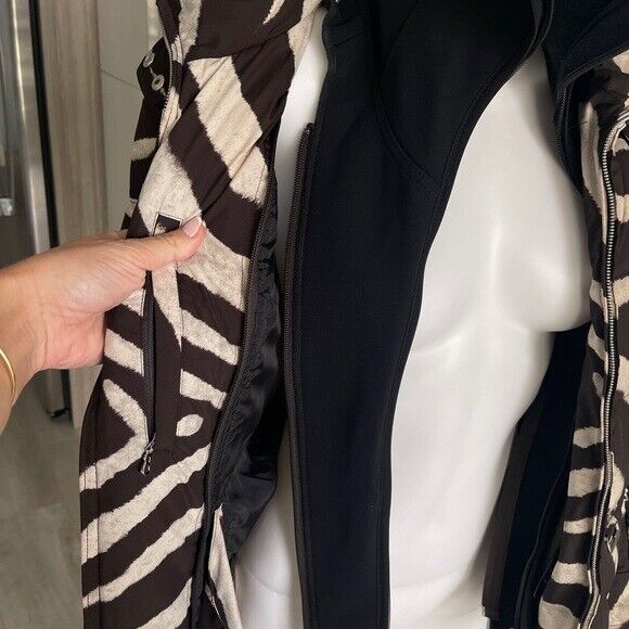 Bogner Ski jacket zebra print excellent condition US 8 Bogner - фотография #12