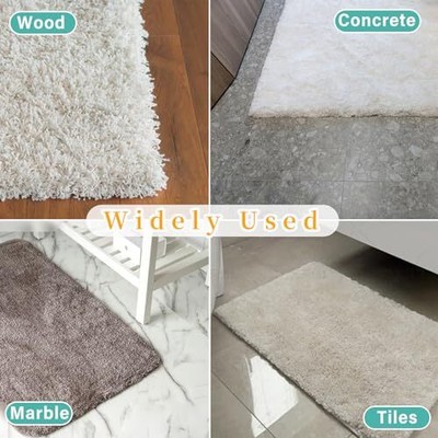 (Pack) Rug Gripper for Hardwood Floors No Damage, Carpet Tape for Area Rugs 4 Does not apply Does Not Apply - фотография #6