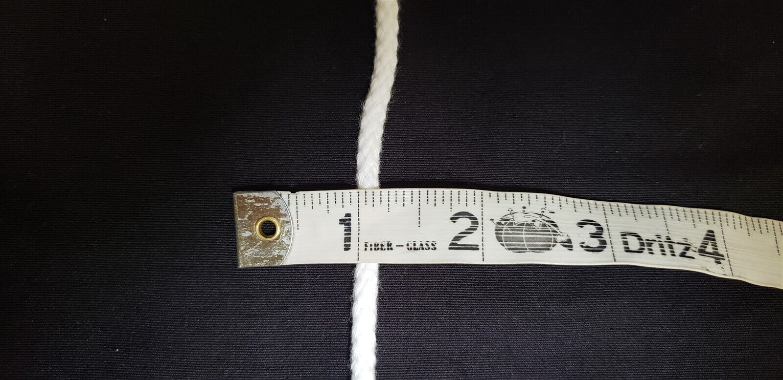 Cotton Drawcord 3/16" 1/4" 3/8" Round Braided Drawstring Draw Cord-White/Black  Unbranded - фотография #5