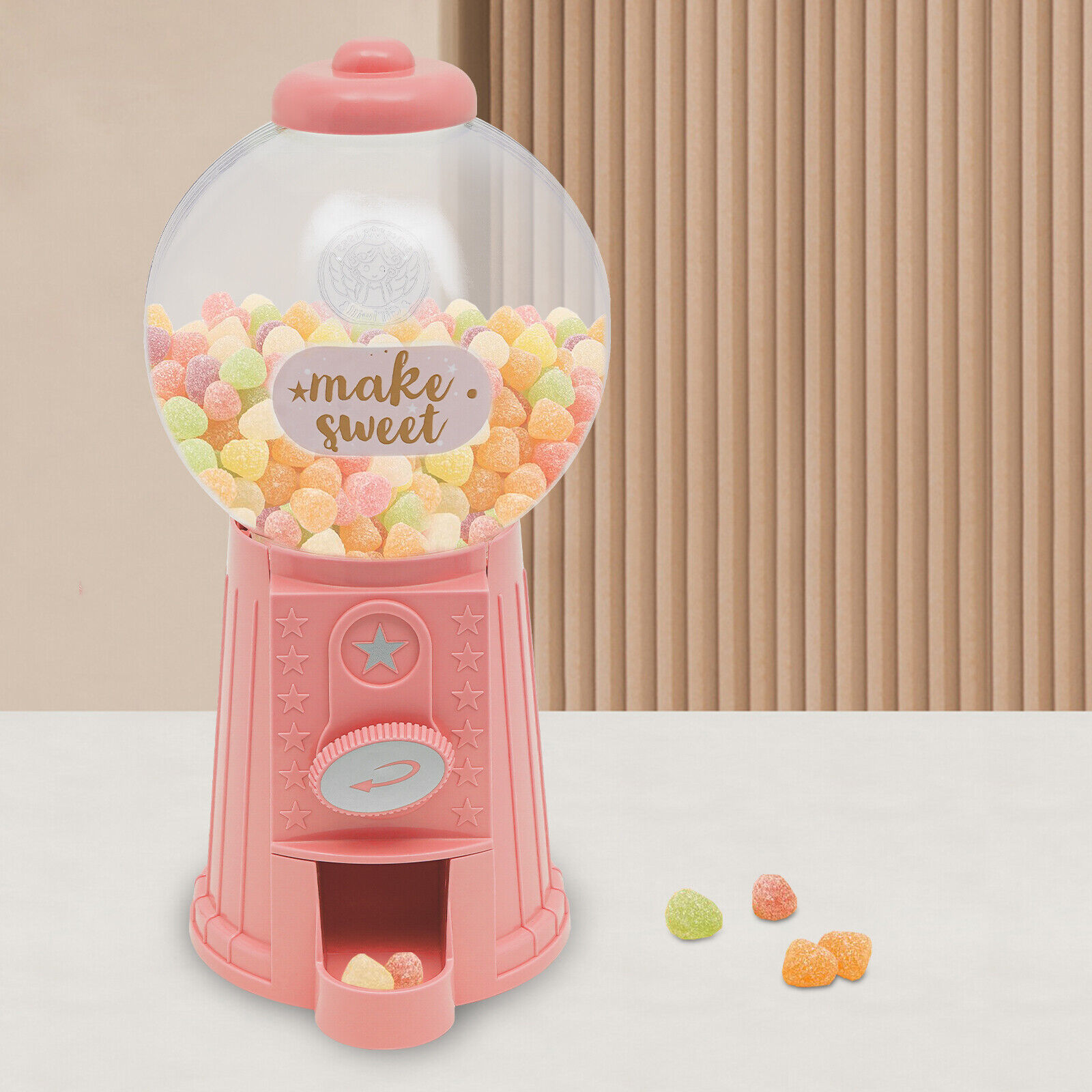 Candy Dispenser, Cute Wending Machine for Desktop, Manual Candy Machine, Pink Unbranded Does not apply - фотография #21