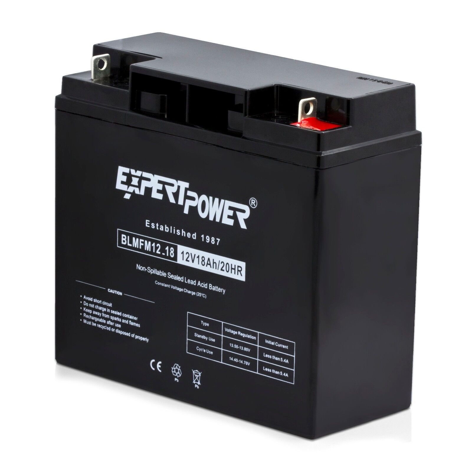 2 EXP12180 12V 18AH Battery for APC SmartUps 1400 1500 [Replacement for UB12180] ExpertPower EXP12180 - фотография #7