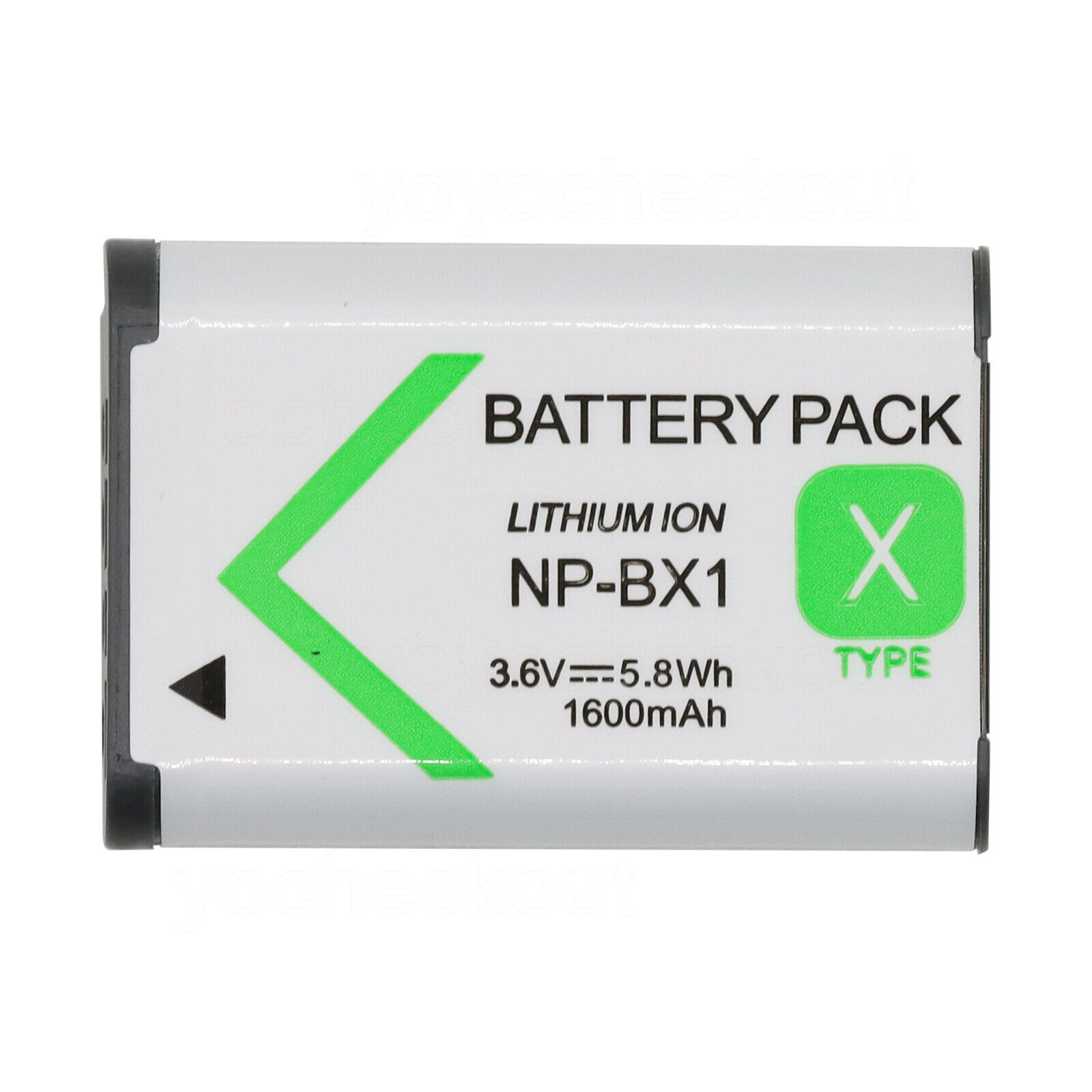 For Sony DSC-RX1 DSC-RX100M7 DSC-RX100M6 DSC-RX100M5A Battery NP-BX1 1600mAh Unbranded NP-BX1/M8