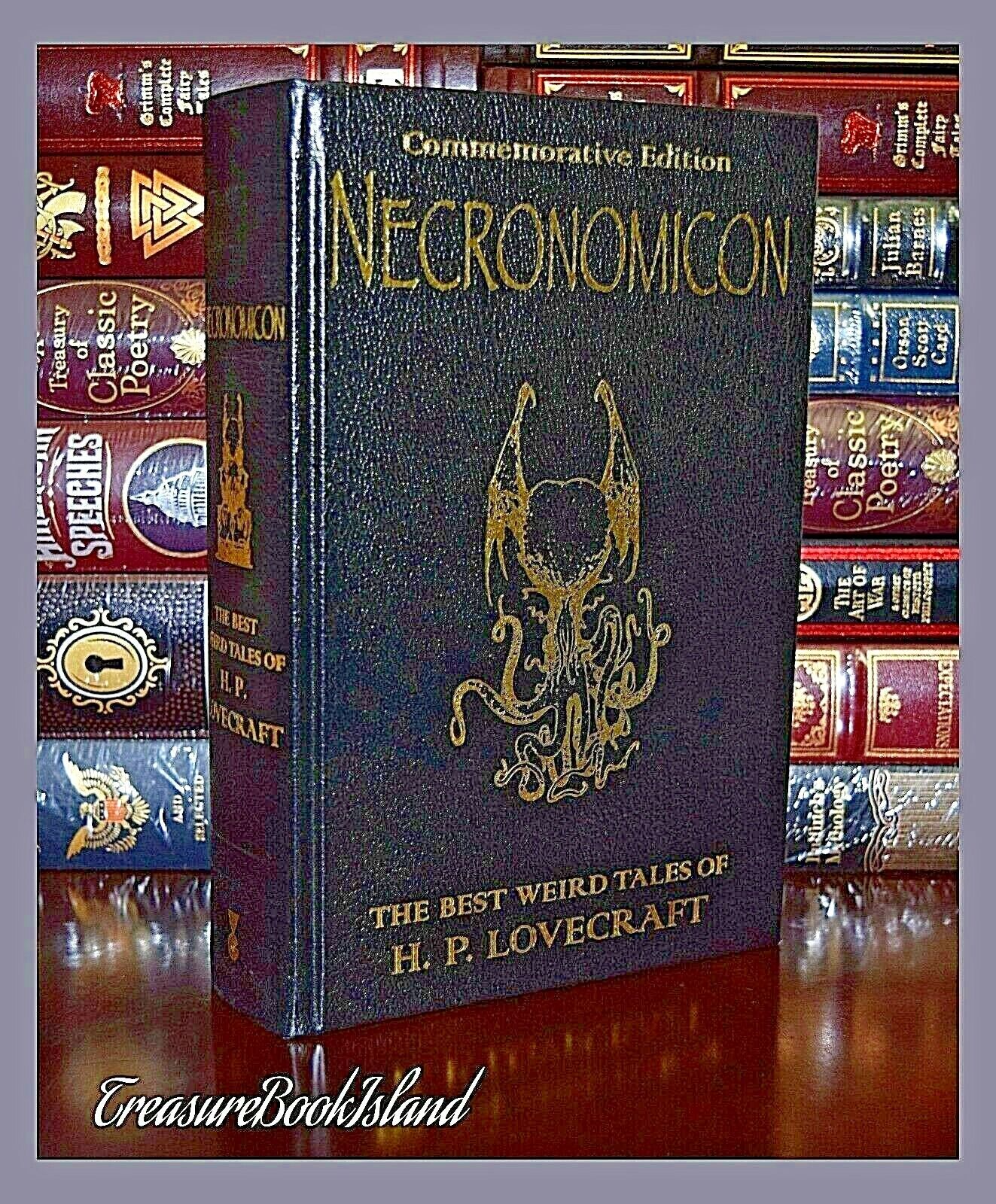 Necronomicon by H.P. Lovecraft Commemorative New Deluxe Leather Bound Hardcover Без бренда