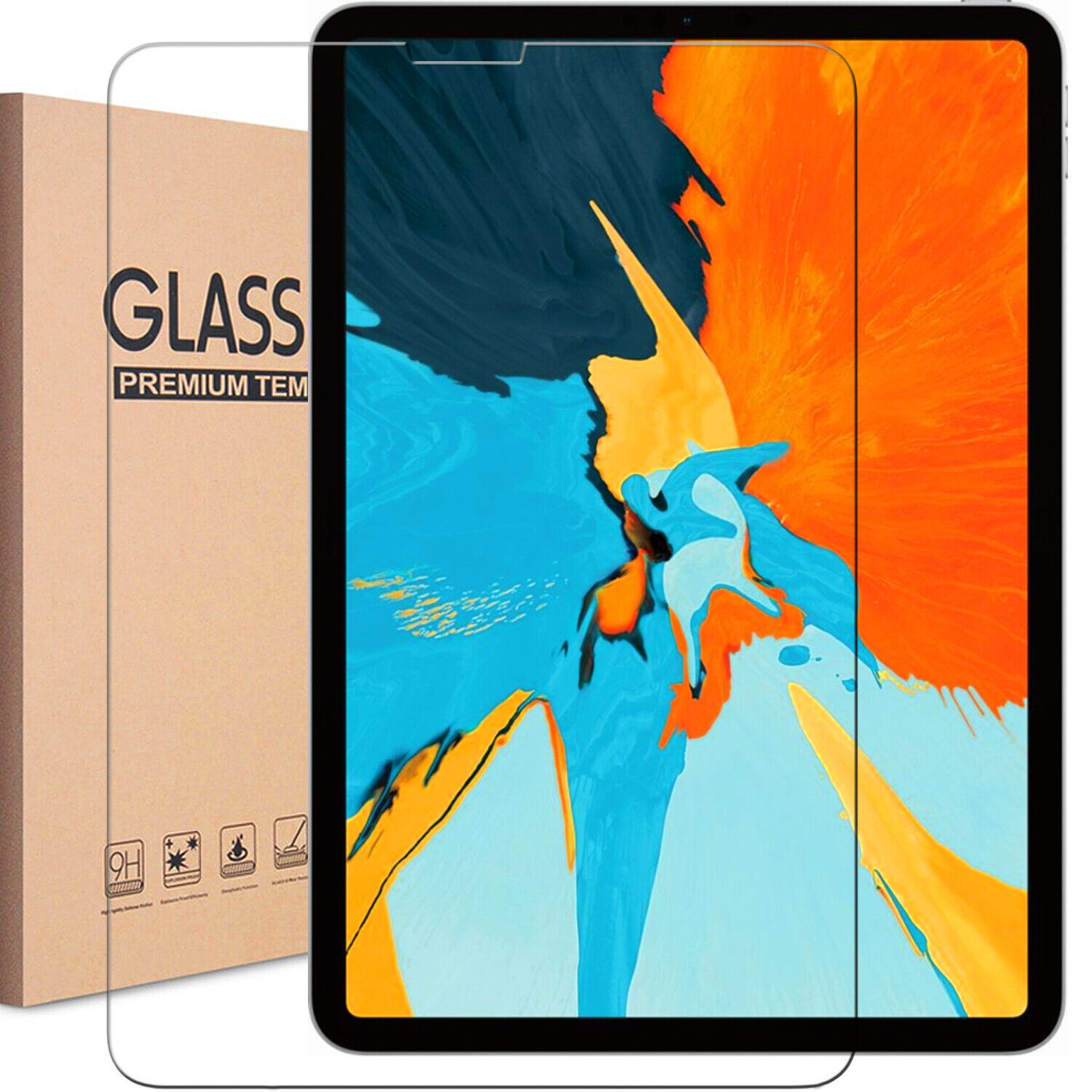 Tempered Glass Screen protector for Apple iPad 9.7 10.9 10.2 7.9 11" Pro Mini KIQ Does Not Apply - фотография #2