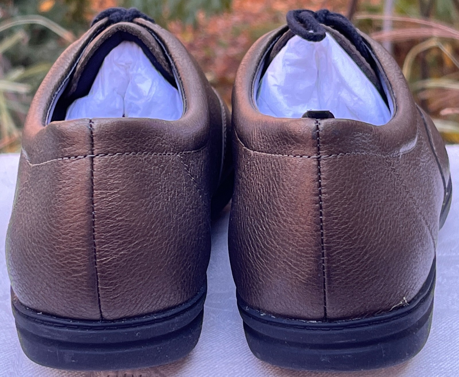 Easy Spirit NEW Motion Walking Shoe Old Gold Brown Leather 9 N Sneaker in Box Easy Spirit Easy Spirit Motion - фотография #9