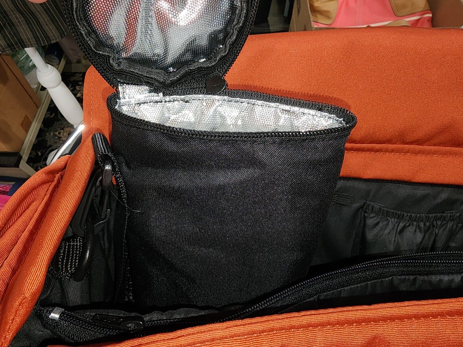 Teutonia Burnt Orange Diaper Bag Changer Bag New Insulator teutonia - фотография #12