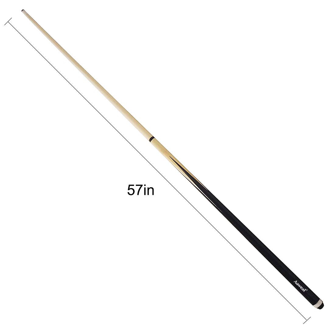 57"  WOODEN Billiard Pool Cue Stick 19oz SNOOKER Adult Home Sport Aaweal Does Not Apply - фотография #7