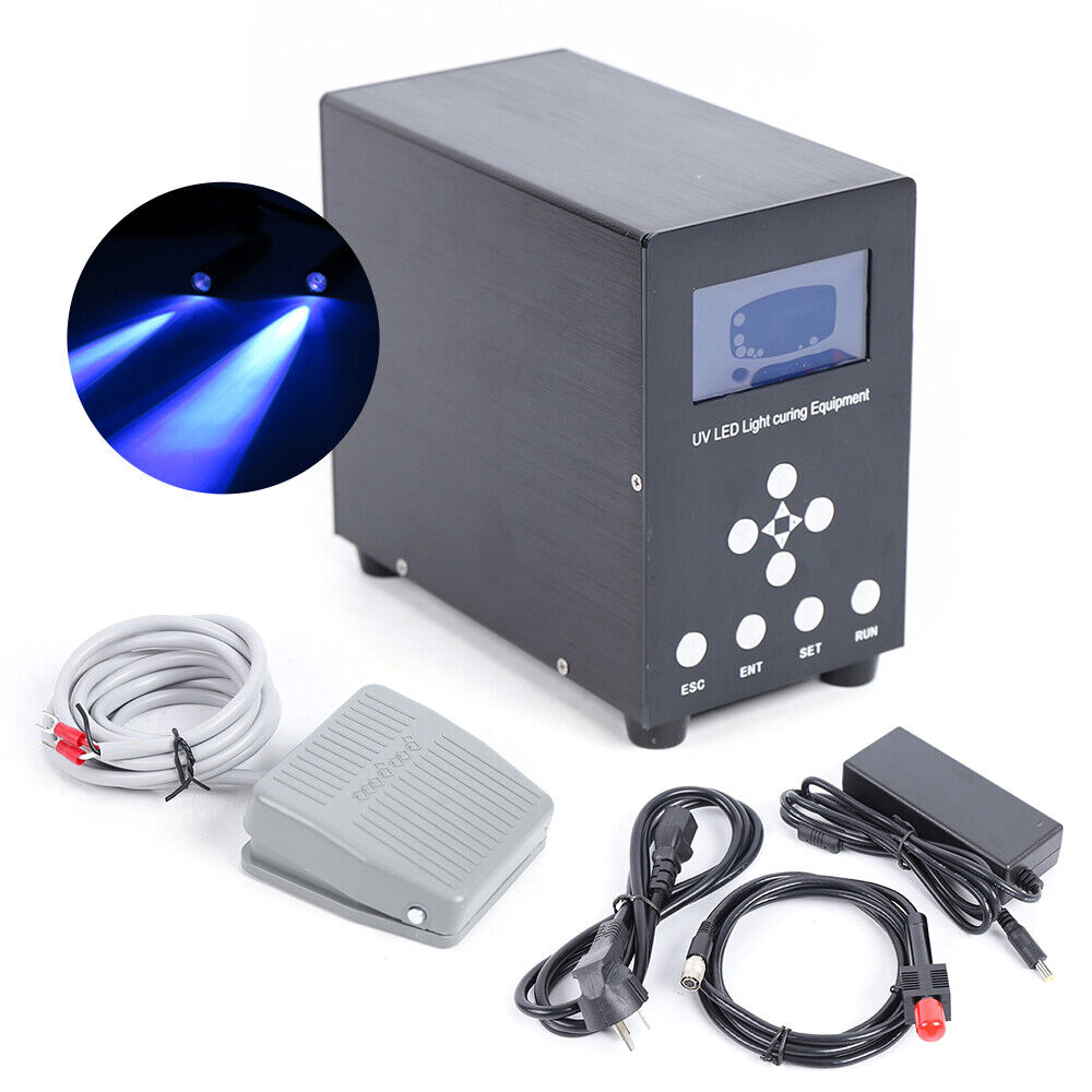 UV Spot Light Source Curing Equipment UV LED Irradiation Machine 365nm 110V NEW Unbranded Does Not Apply - фотография #3