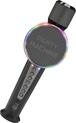 Singing Machine Karaoke Machine Microphone with Bluetooth and Speaker for Kids Singing Machine Not Applicable