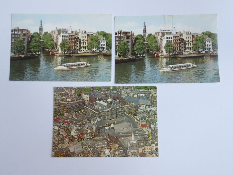 Lot of 22 Amsterdam / HOLLAND Vintage Postcards -  Unused - Continental Size Без бренда - фотография #6