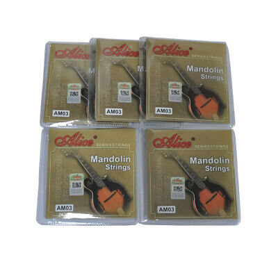 5Sets Alice Mandolin Strings Silver Plated Copper Alloy Winding EADG AM03 Alice Does Not Apply