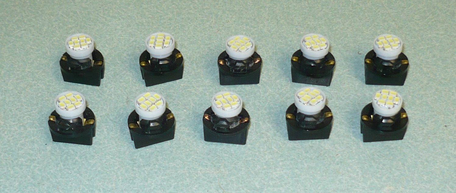 10 NEW PACHISLO SLOT MACHINE LED LIGHTS WITH BASES REPLACE TYPICAL #400 BULBS Без бренда