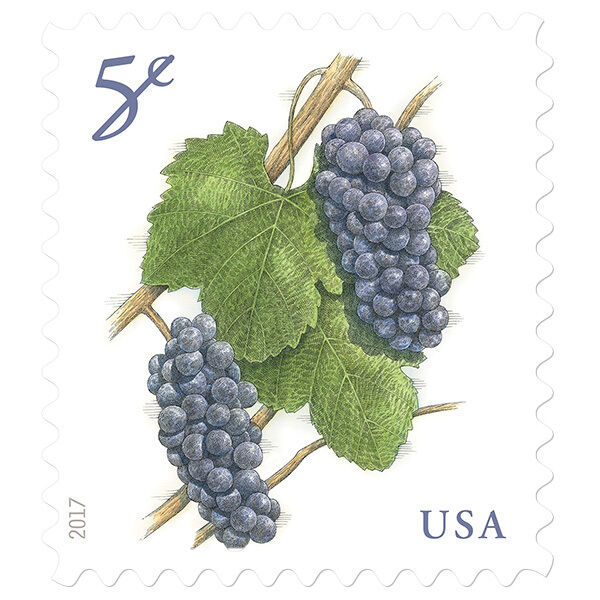 USPS New Grapes Pane of 20 Без бренда