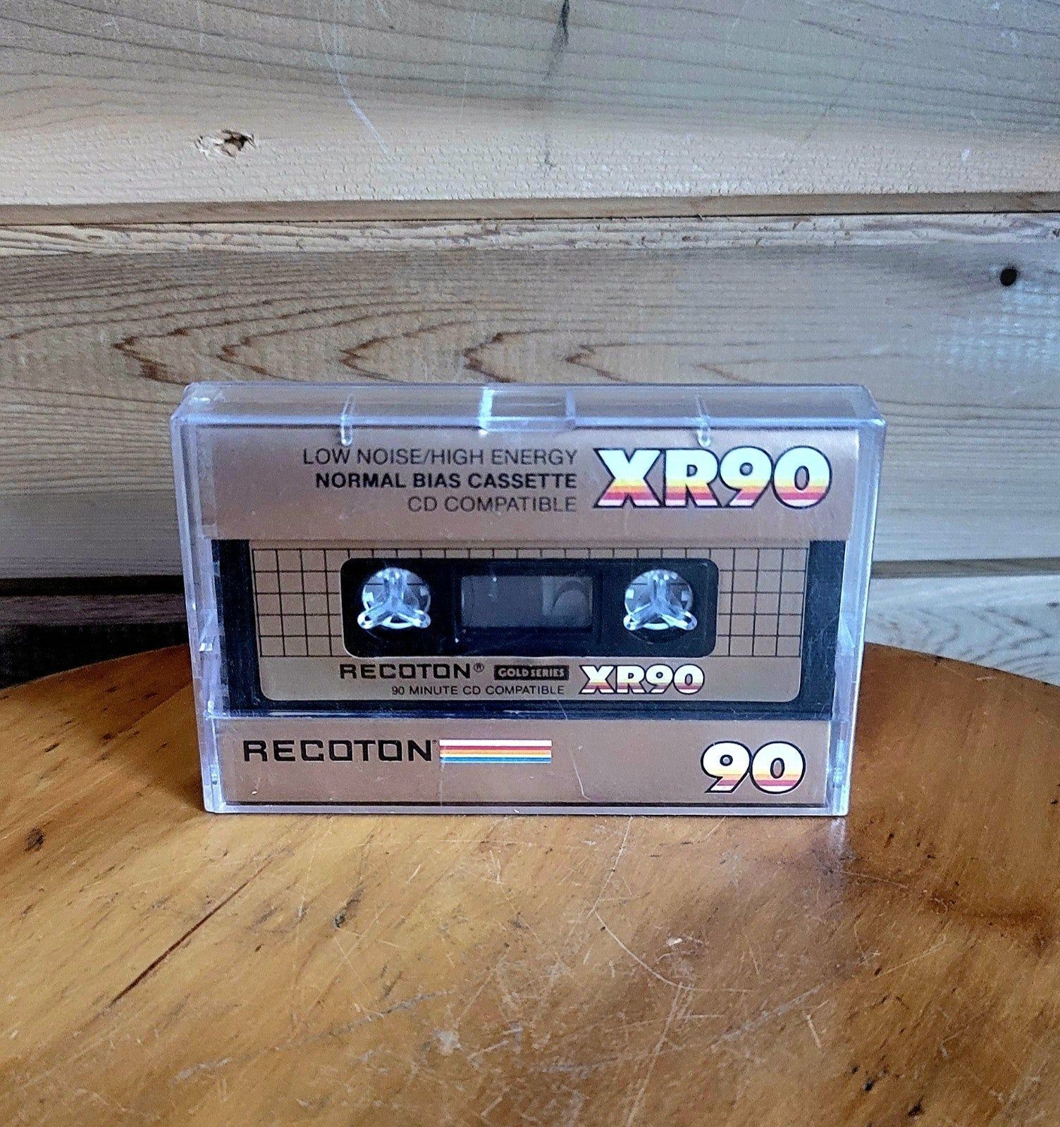 Blank Cassette Sealed Vintage XR90 Recoton XR90