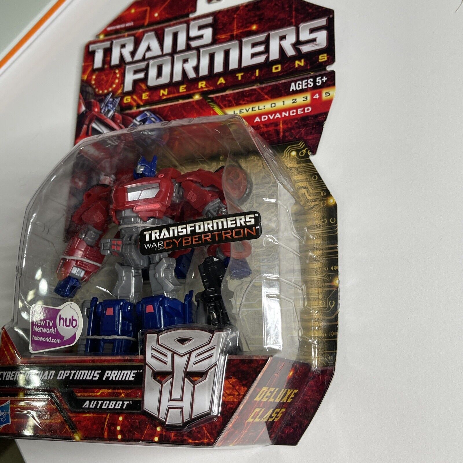 Transformers Generations Deluxe Cybertronian Optimus Prime Figure WFC Hasbro Hasbro 98454  - фотография #6