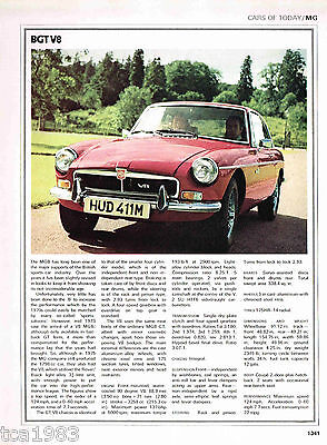 Old MG (UK) Cars/Auto Article / Photos / Pictures: BGT V8, Без бренда - фотография #2