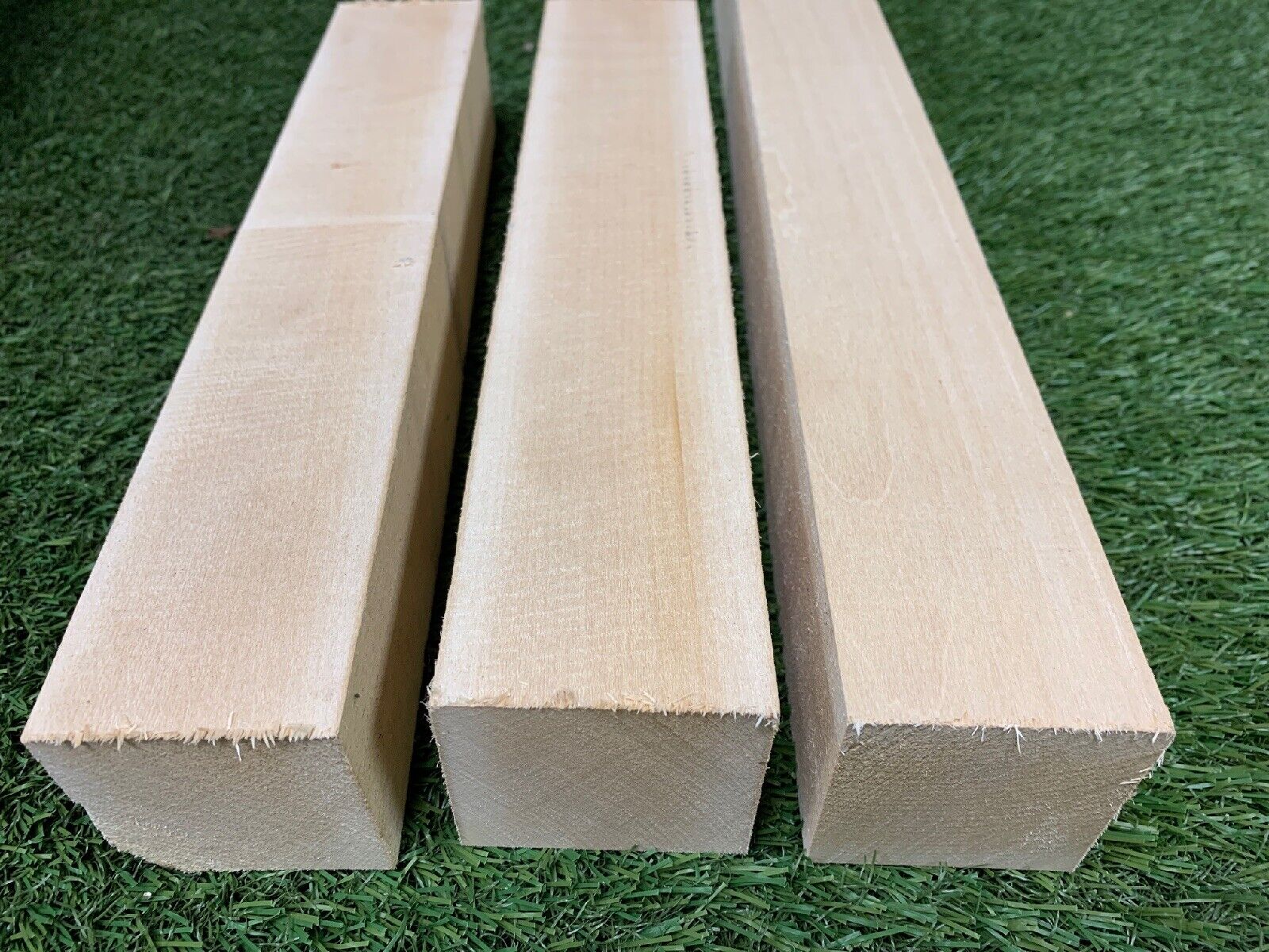 3 Pack Set,   2" x 3" x 12" Basswood Carving Wood Blocks Craft, Turning EXOTIC WOOD ZONE Carving Blocks Craft Wood Lumber