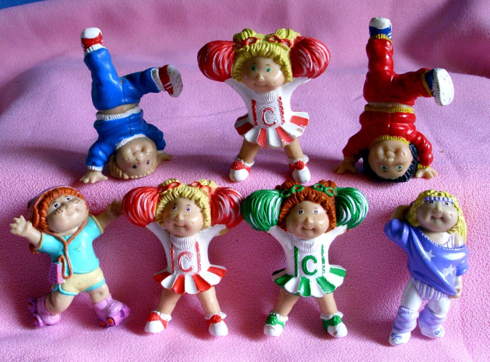 CABBAGE PATCH KIDS CPK VINTAGE OAA 1984 - 7 PVC FIGURES - LET'S PLAY! Без бренда