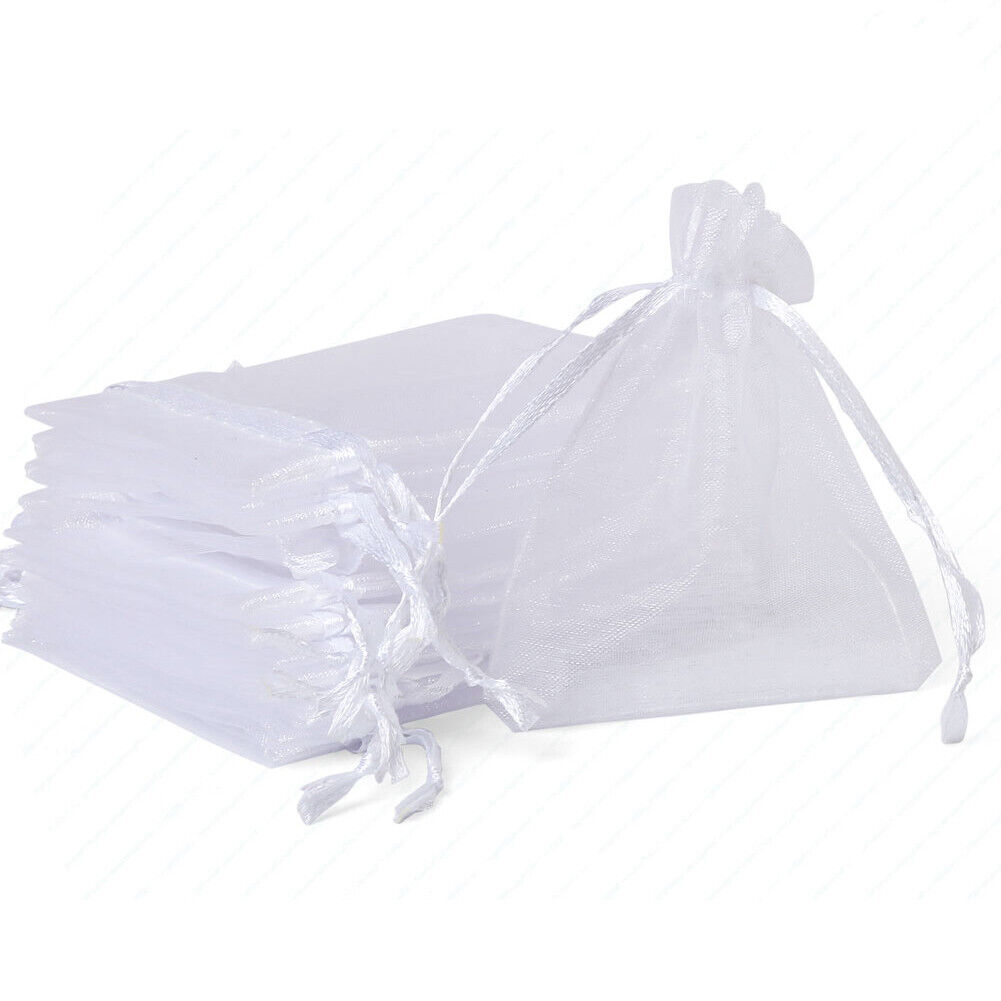 200PCS 5X7 Inch Organza Gift Bags Jewelry Party Wedding Favor Drawstring Pouch Unbranded Does not apply - фотография #7