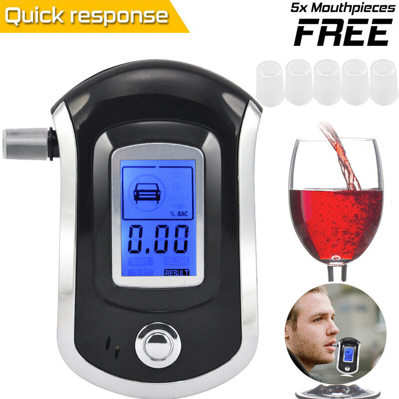 Advanced Police Digital Breath Alcohol Tester Breathalyzer Analyzer Detector LCD Unbranded/Generic Does not apply - фотография #3
