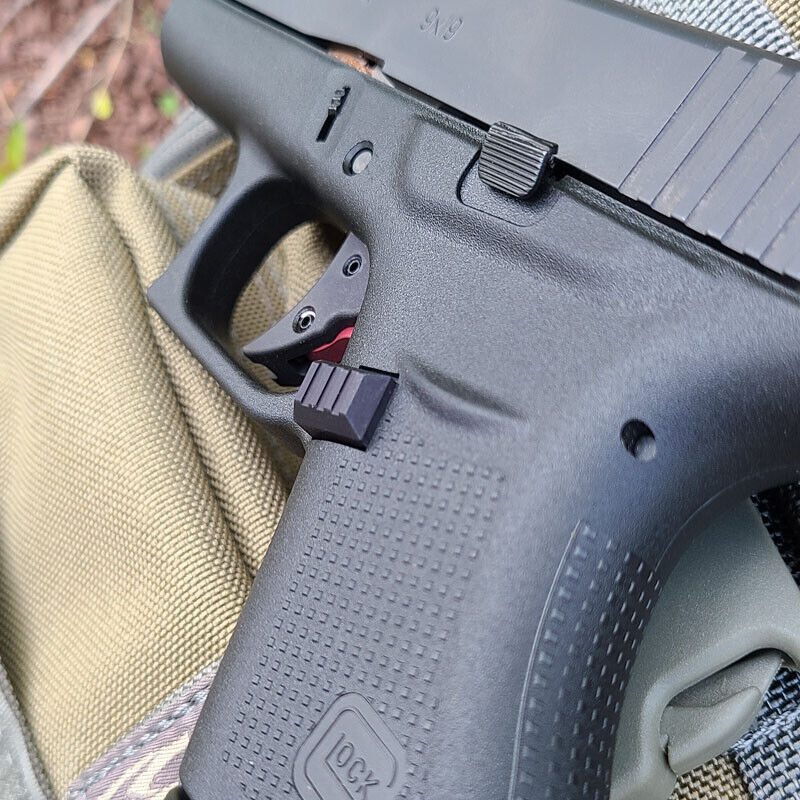 Rowe Tactical Extended Mag Release for Glock 43 / G43 - Black Anodized Aluminum Rowe Tactical 100063 - фотография #7