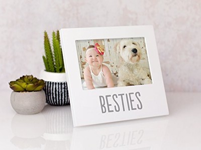  Bestie and Baby Frame, Baby and Pet Keepsake Frame, 4" x 6" Photo Insert,  Does Not Apply; Does Not Apply; Does Not Apply Does Not Apply - фотография #2