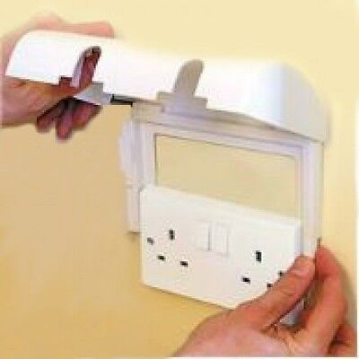 Clippasafe Double Socket Protector Electric Plug Cover Baby Child Safety Box Clippasafe CL705 - фотография #4