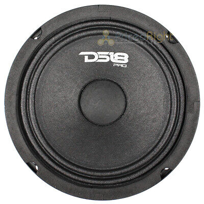 DS18 PRO-GM6 6.5" Midrange Loudspeakers 8 Ohm Car Audio Speaker Mid Range 4 Pack DS18 PROGM64PACK - фотография #2