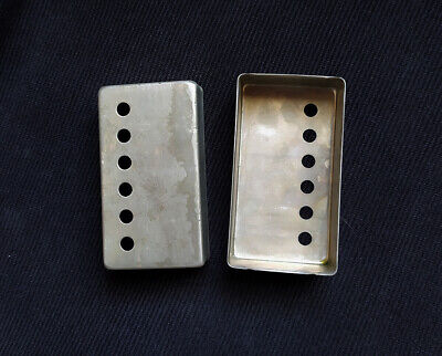 PRO RELIC Vintage Aged Nickel Silver Humbucker Covers Set 2pc 50 mm BB Guitar Lab. Does Not Apply - фотография #5
