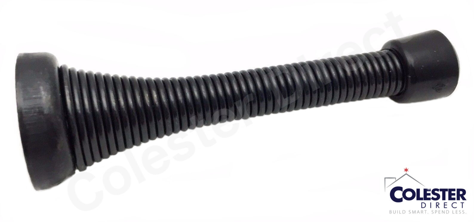 Qty 10 Oil Rubbed Bronze Flexible Spring Door Stop Stopper 3 1/8" Rubber Tip Colester Direct 901000008