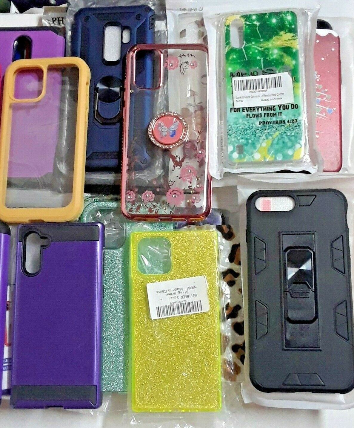 bundle of 36 assorted mixed brands cell phone cases for resale. colors, photos + Unbranded does not apply - фотография #3