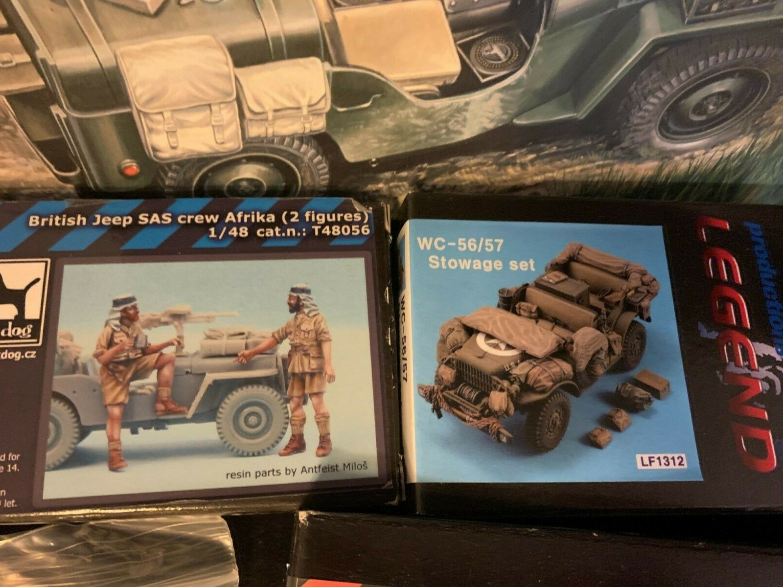 1/35 lot 14 kits ww2 military british vehicles, figures accessories for diorama  Unbranded 123 - фотография #2
