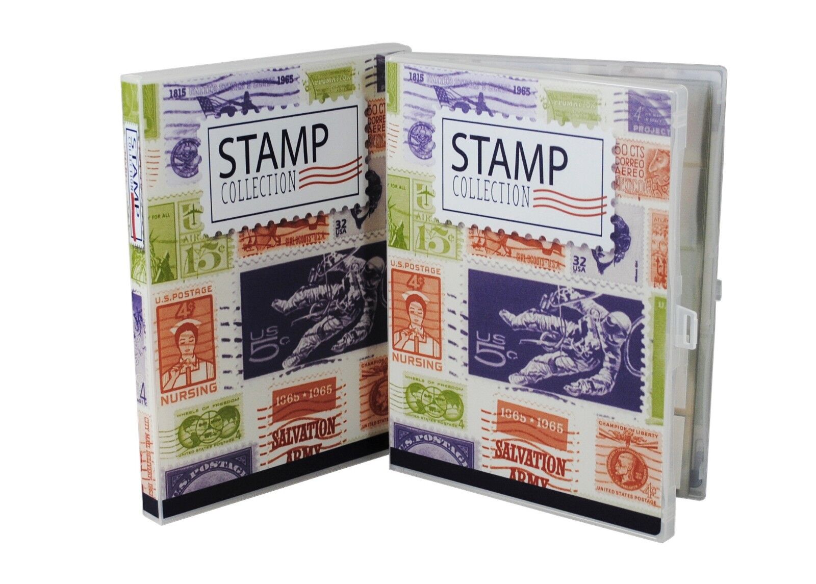Stamp Collection Kit/Album, w/ 10 Pages, Holds 150-300 Stamps (No Stamps) UniKeep 17094 - фотография #8