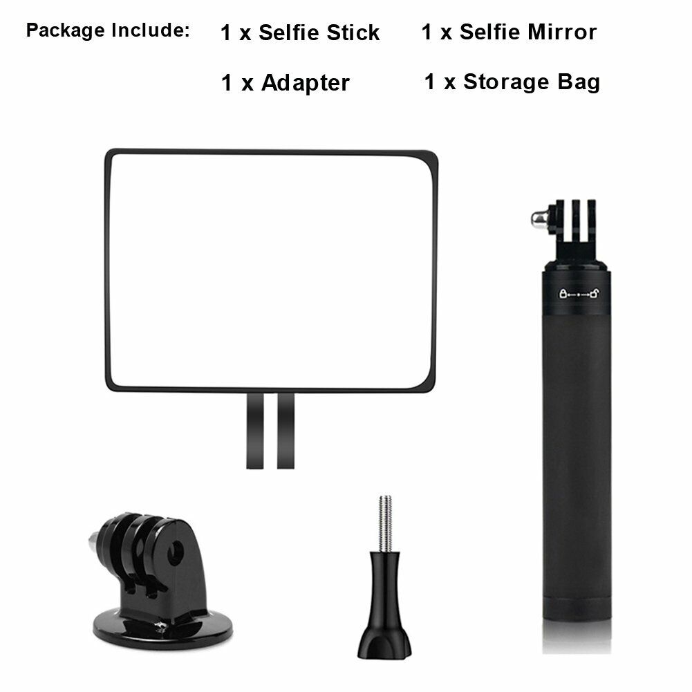 Selfie Stick Hand Grip Extension Pole Flip Screen Mirror for GoPro Hero/Session Unbranded Does Not Apply - фотография #3