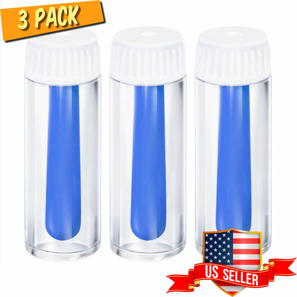 Contact Lens Remover Suction Cup Insertion Tool Applicator Plunger BLUE 3 PACK Eye Solutions don't