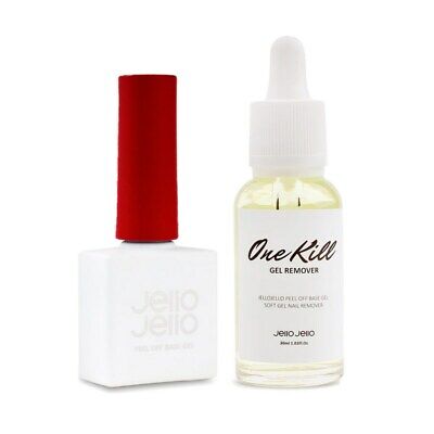 peel off base gel + exclusive one key remover manicure set Jello Jello Gelosello Does not apply