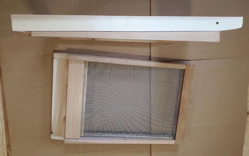 Cedar 8 Frame  Bee Hive Screened Bottom Boards For Langstroth Beehive (lot of 2) Beehive - фотография #6